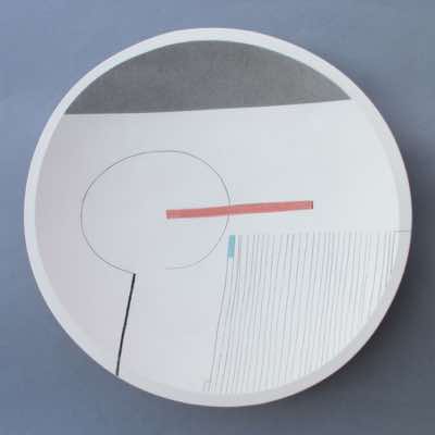 2014, 28cm diameter, porcelain