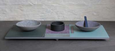 2015, L36 x W14 x H5cm, stained porcelain, basalt